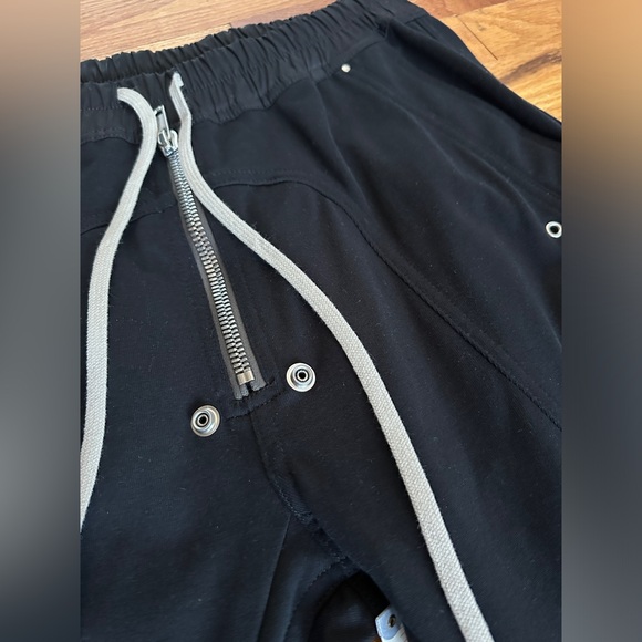 NEW F/W21 GETHSEMANE • NWT RICK OWENS Black Bauhaus Zip Detail Cargo Pants IT 46 - Picture 8 of 17